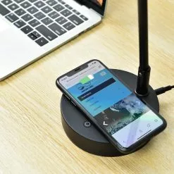 Infitronic Schreibtischlampe IN78LEDKLB1 LED, Dimmbar, QI-Ladegerät, USB, Standfuß, Schwarz -Tischlampen Verkäufe b3c53c3773953683a695685ac0fae33990141ae3 schreibtischlampe infitronic in78ledklb1 led