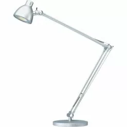 Hansa LED Valencia Schreibtischlampe Silber