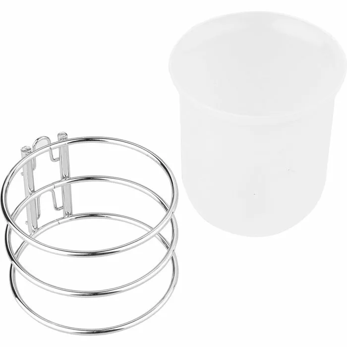 Wenko WC-Bürste Turbo-Loc, Weiß, Bürstenhalter Aus Glas, Zur Wandmontage 4 Wenko WC-Bürste Turbo-Loc, Weiß, Bürstenhalter Aus Glas, Zur Wandmontage – Bild 4