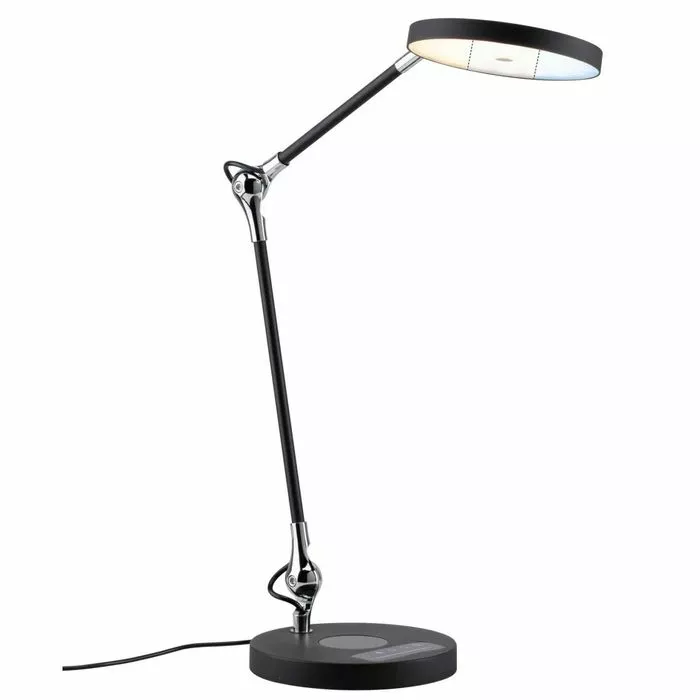 Paulmann Schreibtischlampe Numis Qi, Dimmbar, QI-Ladegerät, Standfuß 1 Paulmann Schreibtischlampe Numis Qi, Dimmbar, QI-Ladegerät, Standfuß