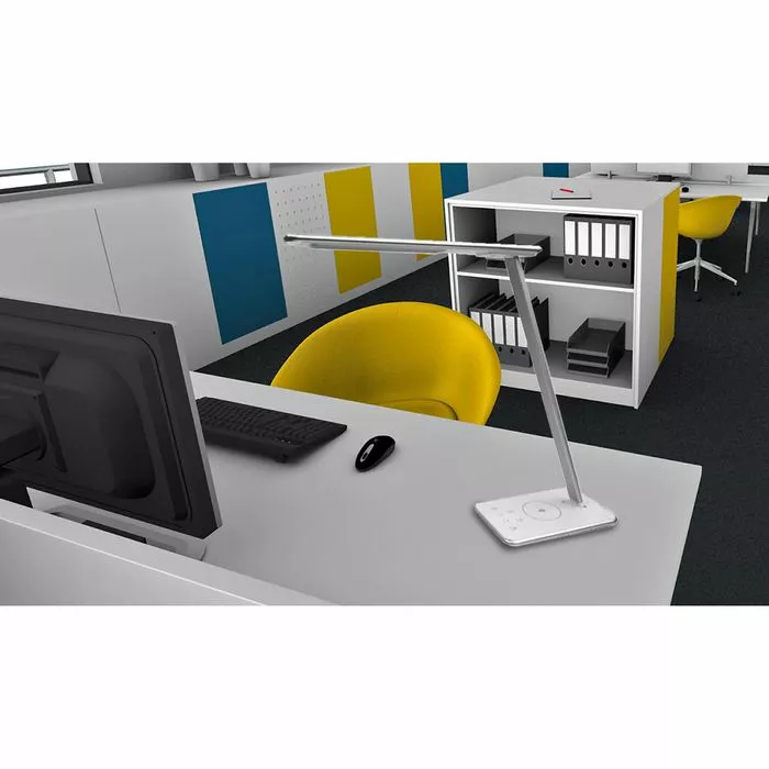 Unilux Schreibtischlampe Jazz LED, Dimmbar, USBm, QI-Ladegerät, Mit Standfuß 6 Unilux Schreibtischlampe Jazz LED, Dimmbar, USBm, QI-Ladegerät, Mit Standfuß – Bild 6