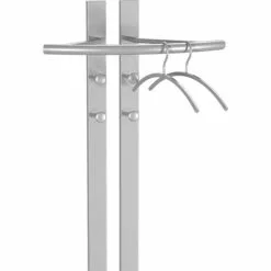 Kerkmann Garderobenständer G8, 6222, Mit 4 Haken, Metall, Alusilber -Tischlampen Verkäufe b912b1795067690297ca24f914e830ae66eafcbc garderobenstaender kerkmann g8 6222