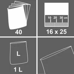 Pely Gefrierbeutel 8661, 1 Liter, 16 X 25cm, 40 Stück 7 Pely Gefrierbeutel 8661, 1 Liter, 16 X 25cm, 40 Stück -Tischlampen Verkäufe b9707f80cf64e5708af6af618cbb47448788bfba gefrierbeutel pely 8661 1 liter