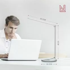 TaoTronics Schreibtischlampe TT-DL069 LED, Dimmbar, USB, Qi-Ladegerät, Standfuß -Tischlampen Verkäufe b99025ec514b1492e31adcf737550b35b1b99733 schreibtischlampe taotronics tt dl069 led