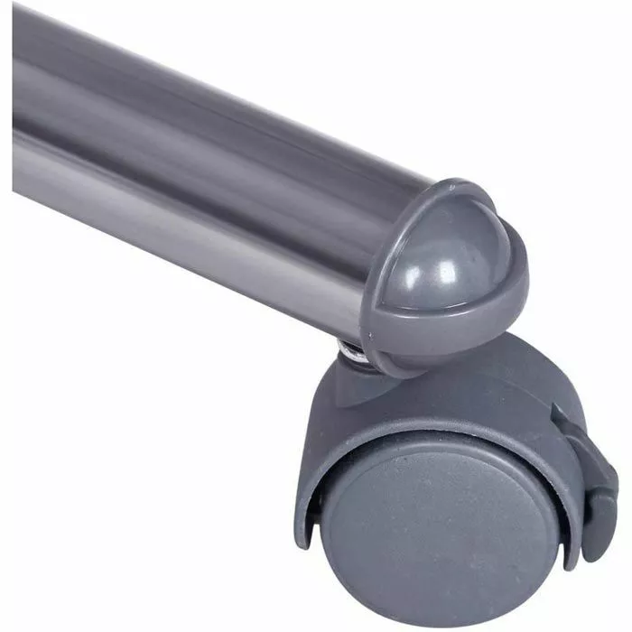 Songmics Garderobenständer LLR401, Mit Rollen, Ausziehbar, Metall, Silber / Grau 5 Songmics Garderobenständer LLR401, Mit Rollen, Ausziehbar, Metall, Silber / Grau – Bild 5