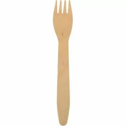 Papstar Einwegbesteck 86940 Pure, Holz, Gabeln, 16,5cm, 500 Stück