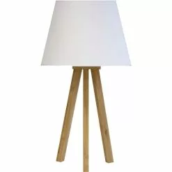 Unilux Schreibtischlampe Katy LED, Holz, Mit Standfuß