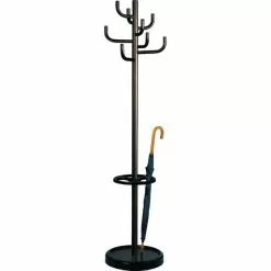 Kerkmann Garderobenständer Sierra, 6097, Mit 8 Haken, Metall, Schwarz