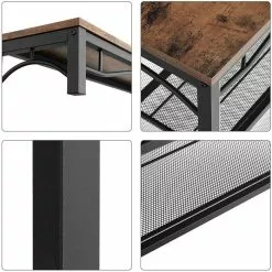 Vasagle Garderobenständer HSR45BX, Vintage, Mit 10 Haken, Metall / Holz, Schwarz / Braun -Tischlampen Verkäufe c07dd86fd77d7360b36a614df94f668e106c0a0f garderobenstaender vasagle hsr45bx vintage