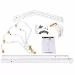 Songmics Garderobenständer RCR19W, Mit 12 Haken, Metall, Weiß -Tischlampen Verkäufe c2f1c01d042602dc88efe1a65b4aa268490c6927 garderobenstaender songmics rcr19w