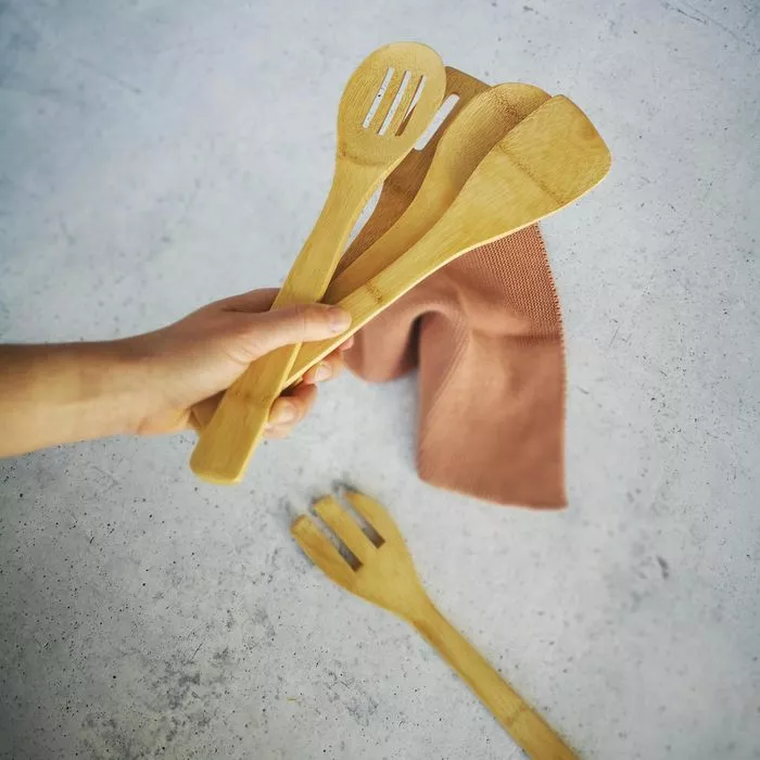 Zeller Küchenhelferset Bamboo 25274, Bambus, Braun, Mit Ständer, 7-teilig 4 Zeller Küchenhelferset Bamboo 25274, Bambus, Braun, Mit Ständer, 7-teilig – Bild 4