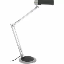 Alco 988 Schreibtischlampe Silber Schwarz