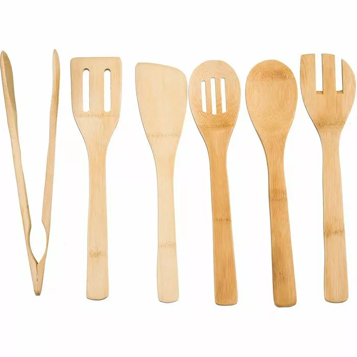 Zeller Küchenhelferset Bamboo 25274, Bambus, Braun, Mit Ständer, 7-teilig 2 Zeller Küchenhelferset Bamboo 25274, Bambus, Braun, Mit Ständer, 7-teilig – Bild 2