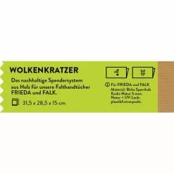 GreenHygiene Handtuchspender Wolkenkratzer, Für Falk Und Frieda, Holz, Braun -Tischlampen Verkäufe c5c6dde980625d3e650ee75a97f927210ec6b18c handtuchspender greenhygiene wolkenkratzer