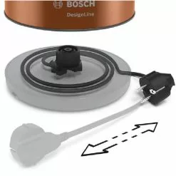 Bosch Wasserkocher DesignLine TWK4P439, 1,7 Liter, 2400 Watt, Edelstahl, Kupfer -Tischlampen Verkäufe c5c75435fd7b54696878f7080eb2104d7882b21d wasserkocher bosch designline twk4p439