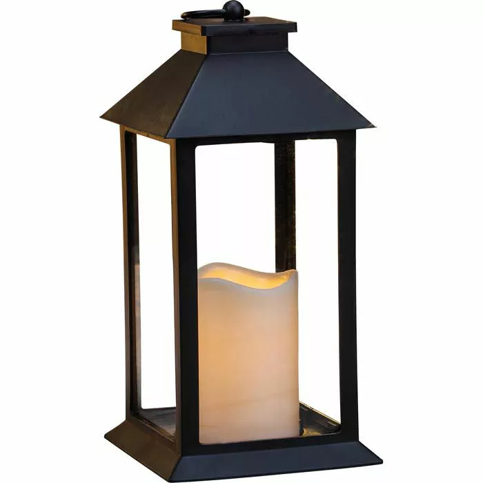 Böttcher-AG Laterne Flackern Mit LED-Licht, Kunststoff, Glas, Höhe 33 Cm 1 Böttcher-AG Laterne Flackern Mit LED-Licht, Kunststoff, Glas, Höhe 33 Cm