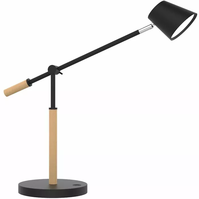 Unilux Schreibtischlampe Vicky LED, Dimmbar, USB, Holz, Mit Standfuß 4 Unilux Schreibtischlampe Vicky LED, Dimmbar, USB, Holz, Mit Standfuß – Bild 4