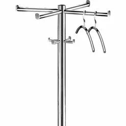 Kerkmann Garderobenständer Roma, 6229, Mit 8 Haken, Metall, Silber -Tischlampen Verkäufe ca2e6707007f17ba778bd54a14a8d2bbdac93956 garderobenstaender kerkmann roma 6229