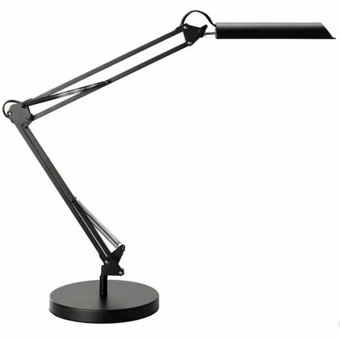 Unilux Schreibtischlampe Swingo LED, Standfuß, Tischklemme, Dimmbar, Weiß 3 Unilux Schreibtischlampe Swingo LED, Standfuß, Tischklemme, Dimmbar, Weiß – Bild 3
