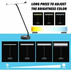 Infitronic Schreibtischlampe IN78LEDKLB1 LED, Dimmbar, QI-Ladegerät, USB, Standfuß, Schwarz -Tischlampen Verkäufe cbf615bb850622d83140870aaa43b788b2cb0a62 schreibtischlampe infitronic in78ledklb1 led