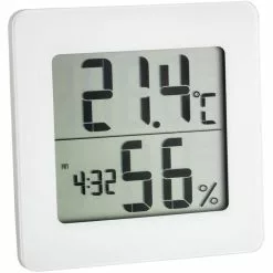 TFA Thermo-Hygrometer 30.5033.02 Innen, Digital, Weiß