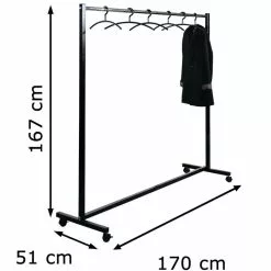 Kerkmann Garderobenständer 6012, Bis 60 Kg, Mit Rollen, Metall, Schwarz -Tischlampen Verkäufe ccf65906595eece21133fb4a79e8ae63f22e97c4 garderobenstaender kerkmann 6012 bis 60 kg