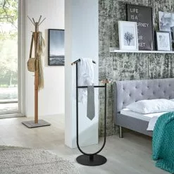 Haku-Möbel Garderobenständer 19386, Mit 10 Haken, Massivholz, Eiche -Tischlampen Verkäufe cd0aaa8cd0992fd3e09322d922fefb2a5b9360f2 garderobenstaender haku moebel 19386