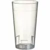 Papstar Trinkbecher 85195, Transparent, PP, 0,3 L, Kunststoff, Mehrweg, Unzerbrechlich, 10 Stück