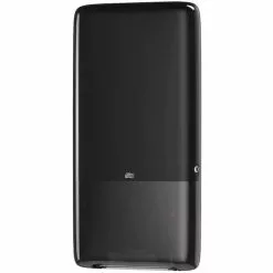 Tork Handtuchspender PeakServe, 552500, H5, Kunststoff, Für 2100 Falthandtücher, Schwarz