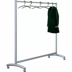 Kerkmann Garderobenständer Event, 6030, Mit Rollen, Metall, Silber