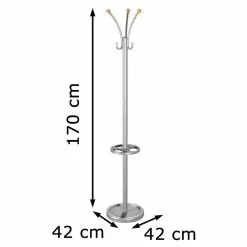 Kerkmann Garderobenständer Nina, 6095, Mit 6 Haken, Metall, Silber -Tischlampen Verkäufe d1634b8994730f29ce6bbec0245e76976cc51ade garderobenstaender kerkmann nina 6095