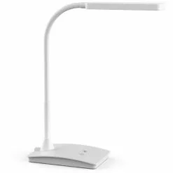 Maul Schreibtischlampe Maulpearly LED, Dimmbar, Weiß, Mit Standfuß