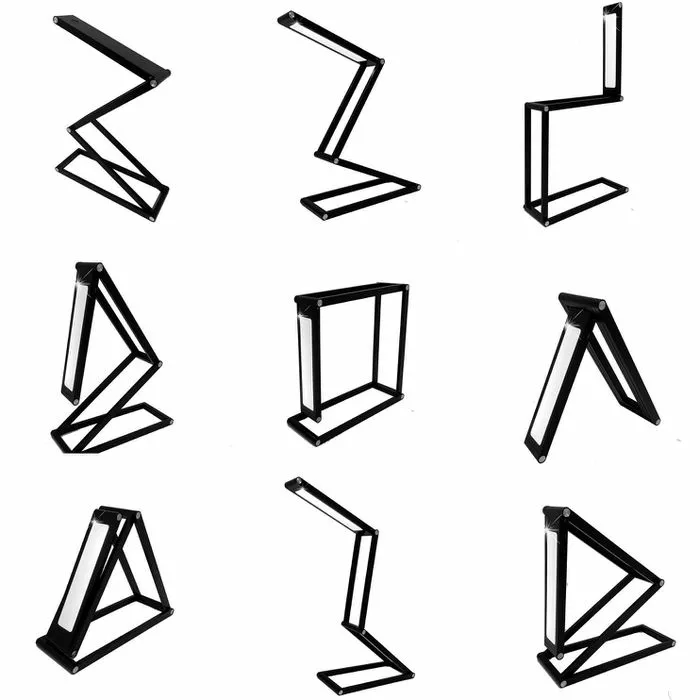 Infitronic Schreibtischlampe INLEDPLB LED, Dimmbar, Schwarz, USB, Faltbar, Standfuß, Mit Akku 2 Infitronic Schreibtischlampe INLEDPLB LED, Dimmbar, Schwarz, USB, Faltbar, Standfuß, Mit Akku – Bild 2