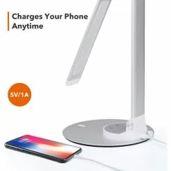 TaoTronics Schreibtischlampe TT-DL22 LED, Standfuß, Dimmbar, USB, Silber -Tischlampen Verkäufe d4d91e39ea60109a1016735d44b69d27c672f49a schreibtischlampe taotronics tt dl22 led