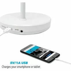 Infitronic Schreibtischlampe IN18LEDKLW LED, Dimmbar, USB, Standfuß, Weiß -Tischlampen Verkäufe d5dba3f3dcc8ce9a5abe15a438314964d03e12f7 schreibtischlampe infitronic in18ledklw led