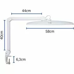 Maul Schreibtischlampe Maulexplore LED, Dimmbar, Weiß, Mit Tischklemme -Tischlampen Verkäufe d6577598e2df388253b783e10827dce13ed00c3b schreibtischlampe maul maulexplore led