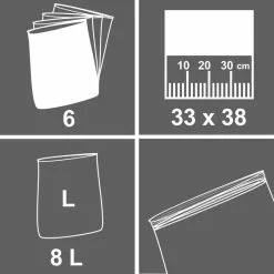 Toppits Gefrierbeutel Doppelverschluss 8 Liter, Safeloc, 6 Stück -Tischlampen Verkäufe d67a5b0e15518fb7889b55824e7e1dec462c1788 gefrierbeutel toppits doppelverschluss 8 liter