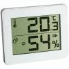 TFA Thermometer 30.5027.02 Innen, Digital, Mit Hygrometer, Weiß