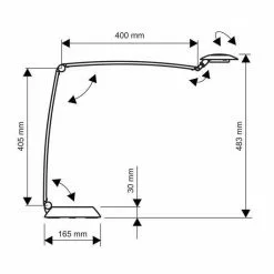 Maul Schreibtischlampe Maulspace LED, Dimmbar, Silber, Mit Standfuß -Tischlampen Verkäufe da3ae70c58adf4333e9186ba088ac0759b7db1a6 schreibtischlampe maul maulspace led