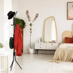 Relaxdays Garderobenständer 10035789, Mit 12 Haken, Metall, Schwarz -Tischlampen Verkäufe da973fd02bf360d8ca3b68a0488f769b2929ff81 garderobenstaender relaxdays 10035789