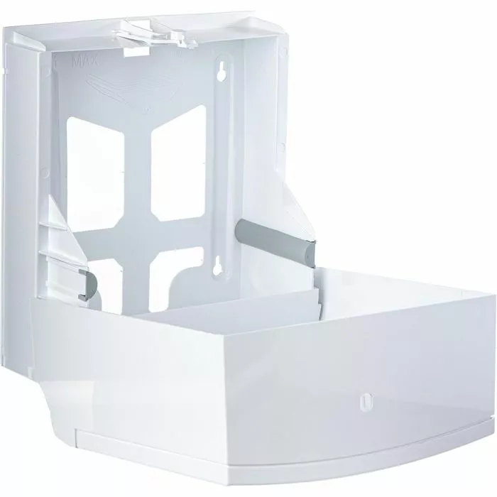 CWS Handtuchspender Paradise Paper Slim, 4621000, Kunststoff, Panel, Druckknopf, 300 Tücher, Weiß 5 CWS Handtuchspender Paradise Paper Slim, 4621000, Kunststoff, Panel, Druckknopf, 300 Tücher, Weiß – Bild 5