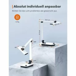 TaoTronics Schreibtischlampe TT-DL092 LED, Standfuß, Dimmbar, USB, Lichtsensor -Tischlampen Verkäufe e1ed5d3d61bfab34afbb4562d4f215d92dfd363d schreibtischlampe taotronics tt dl092 led