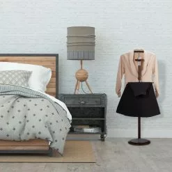 Relaxdays Herrendiener 10031439, Braun / Silber, 46 X 121 X 30cm, Holz / Metall -Tischlampen Verkäufe e44cb1a58b3a52daff4f0d046ab7200257379b4c herrendiener relaxdays 10031439 braun silber