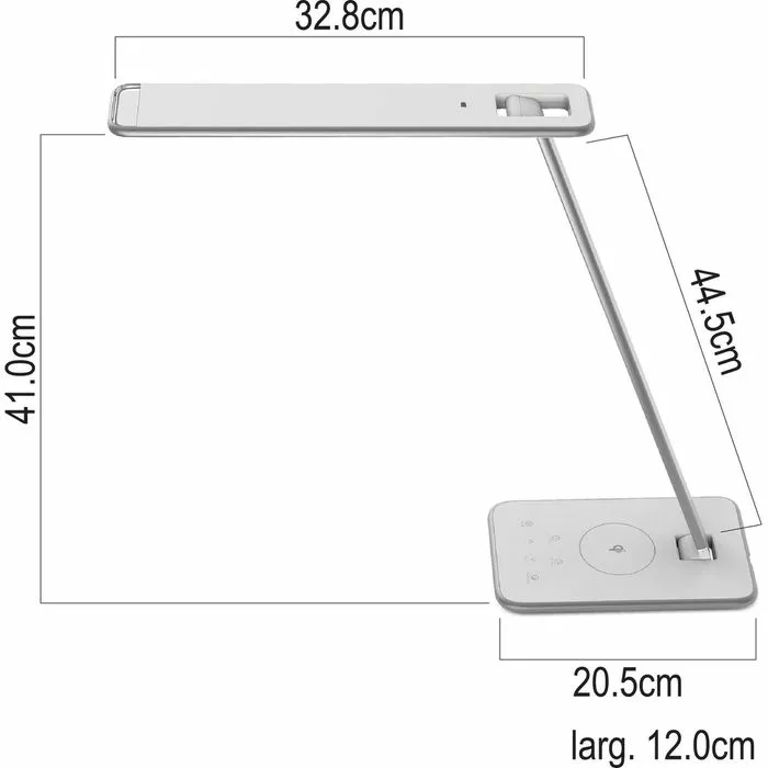 Unilux Schreibtischlampe Jazz LED, Dimmbar, USBm, QI-Ladegerät, Mit Standfuß 5 Unilux Schreibtischlampe Jazz LED, Dimmbar, USBm, QI-Ladegerät, Mit Standfuß – Bild 5