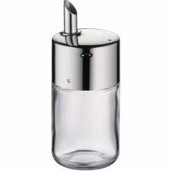 WMF Milchkännchen Barista 0636606040 Aus Glas, Sahnedosierer Mit Deckel, Transparent 240ml