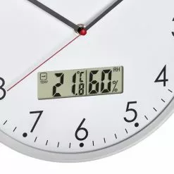 TFA Wanduhr 60.3048.02 Quarzuhr Digital, Ø 30 Cm, Lautlos, Thermo-Hygrometer, Weiß -Tischlampen Verkäufe e5795889814d7c0adbc67586cff271c2c97c3f91 wanduhr tfa 60.3048.02 quarzuhr digital