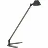 Waldmann Schreibtischlampe Lucio Warmweiß, Dimmbar, USB, Standfuß, Titan