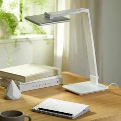 FeinTech Schreibtischlampe LTL00100 LED, Dimmbar, USB, Standfuß -Tischlampen Verkäufe e72d5680764e205bc2d3ec9a57f3a38b83b9ac2e schreibtischlampe feintech ltl00100 led