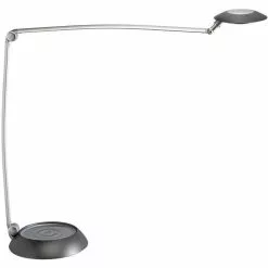 Maul Schreibtischlampe Maulspace LED, Dimmbar, Silber, Mit Standfuß