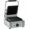 Royal-Catering Elektrogrill RCCG-1800G, 1800 Watt, Kontaktgrill, Grillplatten Gerillt